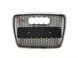 Решетка радиатора на Audi A6 C6 2004-2011 в стиле RS6 Chrome Black без PDC 427306 фото 4