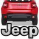 Емблема напис Jeep Renegade хром на кришку багажника 68317240AA 260779 фото 5