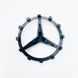 Значок эмблема на руль Mercedes 57мм черная 424939 фото 3