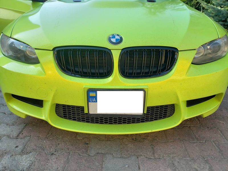 Решітка радіатора на BMW 3 E92, E93 2006-2010 M-Look Black 429039 фото