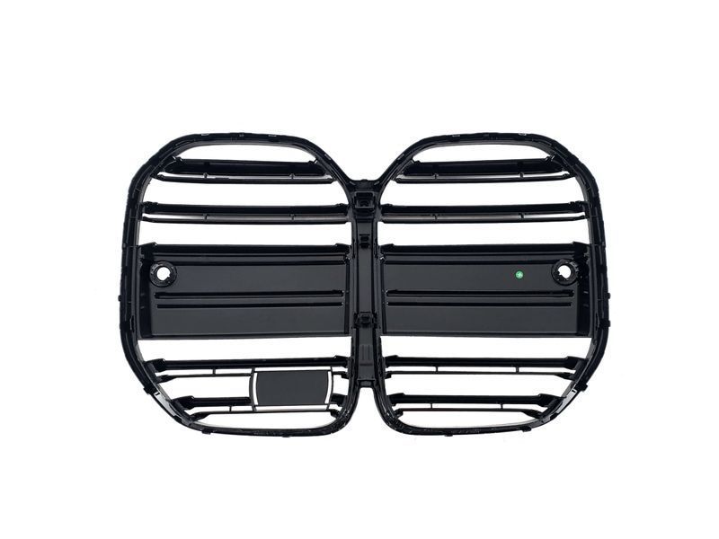 Ноздри Черный глянец (Двойные M-Look) под дистроник на BMW 4 G22, G23 2020- 429917 фото