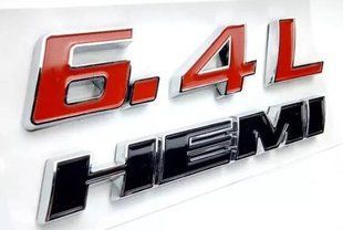 Автологотип шильдик эмблема Dodge Jeep Chrysler 6.4 L Hemi 68146064AB 362131 фото