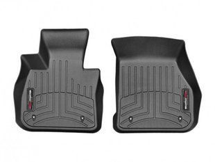 3D килимки для BMW X1 F48 2015- 2WD чорні передні WeatherTech 447481 46209 фото
