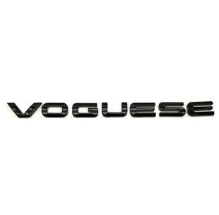 Автологотип емблема напис Range Rover Vogue SE Black на кришку багажника 418263 фото