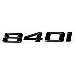Автологотип емблема напис BMW 840i Black Shadow Edition 422803 фото