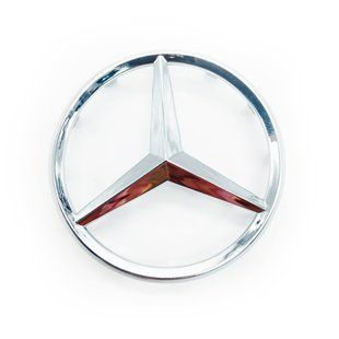 Значок емблема на кермо Mercedes 57мм хром 424940 фото