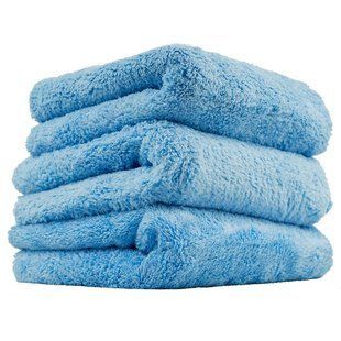Мікрофібровий рушник Chemical Guys Happy Ending Edgeless Microfiber Towels Blue 40 x 40 см 408554 фото