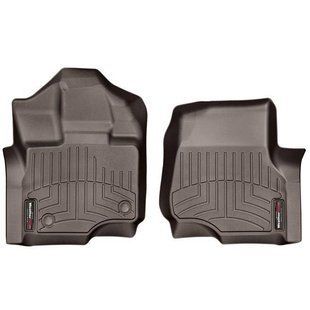3D килимки для Ford F-150 2014-2020, 2021- какао передні WeatherTech 476971 141181 фото