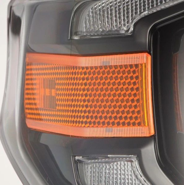 Передние фары для Toyota Tundra 2014-2021 AlphaRex LED цвет Alpha-Black 425425 фото