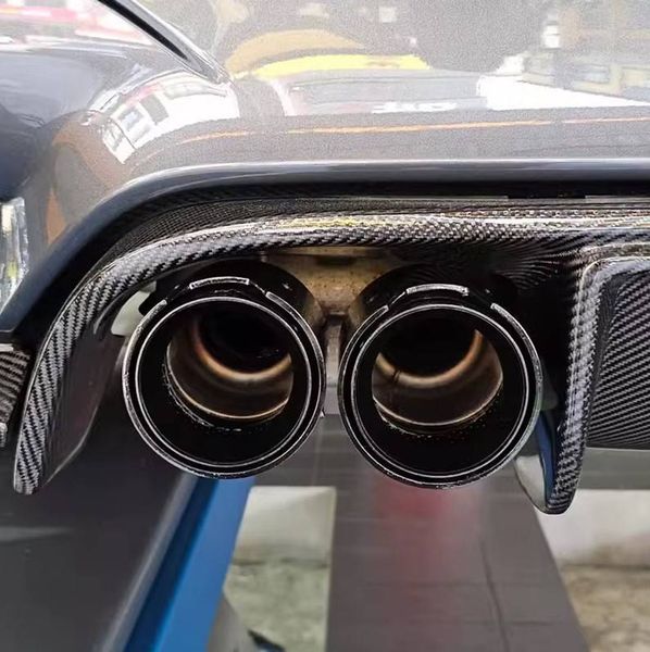 Насадка на глушитель BMW M 68-90 мм карбон 426076 фото