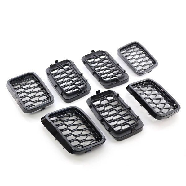 Решітка радіатора на Jeep Grand Cherokee 2017-2021 Black 68317863AA 414446 фото