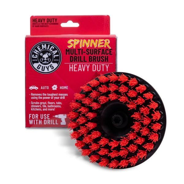 Щітка для килимових і тканинних поверхонь Chemical Guys Spinner Carpet Drill Brush, Heavy Duty 408428 фото