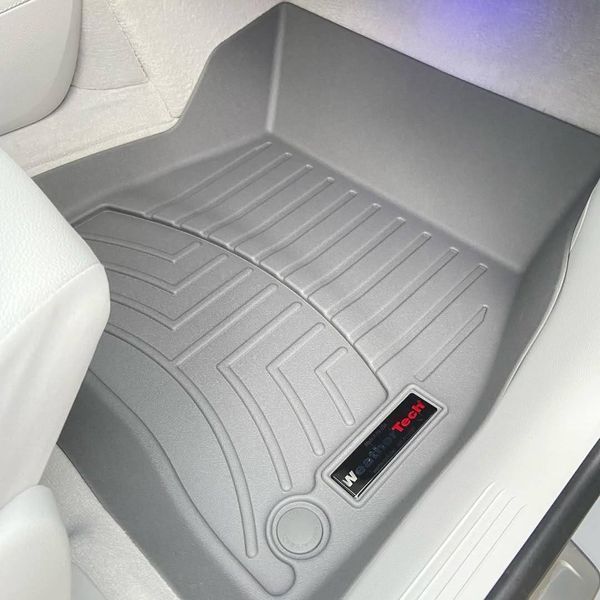 3D коврики для Mercedes EQE X294, EQS X296 2023- SUV серые передние WeatherTech 4617731 415006 фото