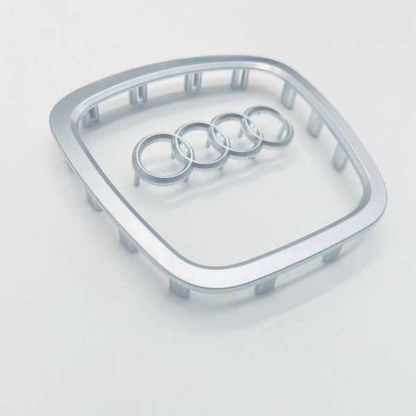 Значок рамка емблема на кермо Audi 2003-2012 сіра 424927 фото