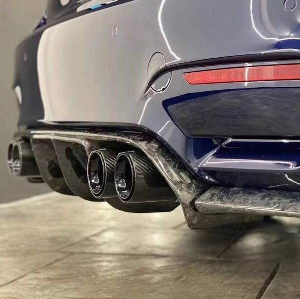Насадка на глушитель BMW M 68-90 мм карбон 426076 фото