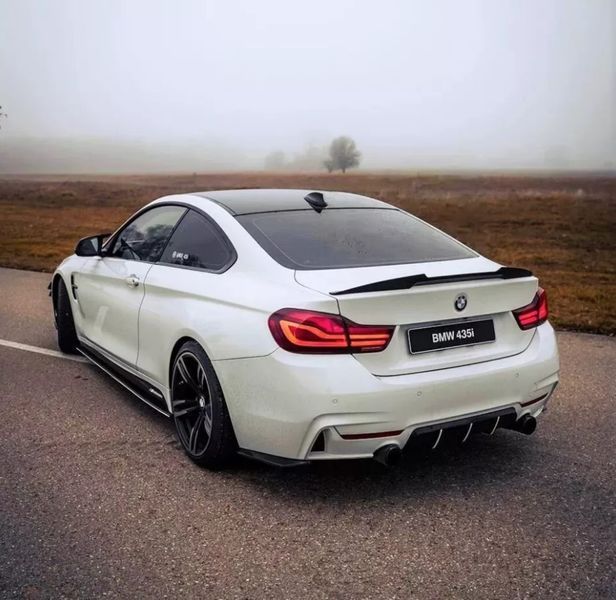 Спойлер на машину BMW 4 F32 2013-2019 M4 черный глянец 356239 фото