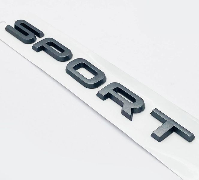 Автологотип шильдик эмблема надпись Range Rover Sport LR169531 для L494 - L461 2014+ графит 423233 фото