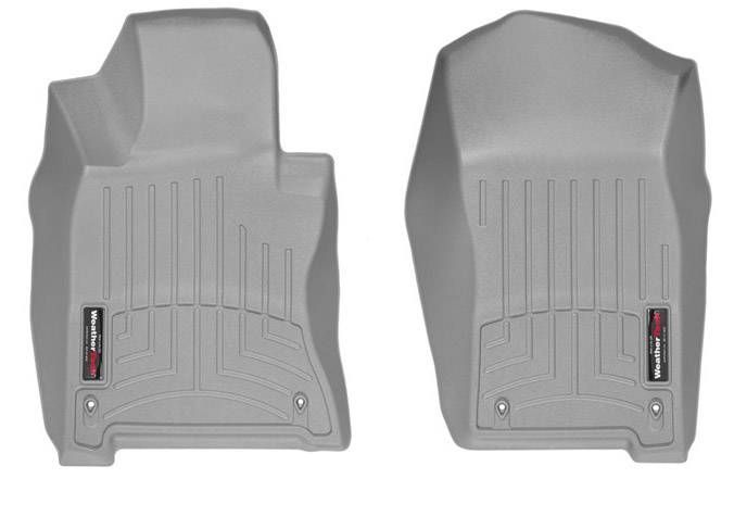 3D килимки для Infiniti Q50, Q60 2014- сірі передні WeatherTech 465861 197675 фото