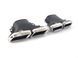 Диффузор (заднего бампера) Chrome Black / Chrome Pipe (стиль E63) AMG на Mercedes E-class W213 2016-2020 427862 фото 1