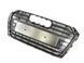 Решітка радіатора на Audi A4 B9 2015-2019 стиль S4 Silver Chrome 427377 фото 3