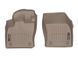 3D коврики для Volkswagen Tiguan, Seat Tarraco, Skoda Kodiaq 2016- бежевые передние WeatherTech 459891 47010 фото 2