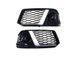 Решетки в бампер Silver Black ( в стиле RSQ5 ) на Audi Q5 2016-2020 429149 фото 3