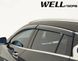 Дефлектори вікон для Infiniti QX30 2017-2019 з хром молдингом WELLvisors 3-847IN011 209035 фото 3