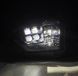 Передние фары для Toyota Tundra 2014-2021 AlphaRex LED цвет Alpha-Black 425425 фото 7
