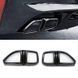Накладки на выхлоп для BMW 3 Series G20 2018- Черный глянец M-Paket Rocket Edition метал 523293 фото 1