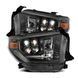 Передние фары для Toyota Tundra 2014-2021 AlphaRex LED цвет Alpha-Black 425425 фото 1