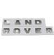Автологотип емблема напис Land Rover сірий графітовий 418148 фото 1