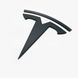 Автологотип эмблема Tesla Model Y, Model 3 Performance Black матовая на капот 416556 фото 2