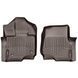 3D килимки для Ford F-150 2014-2020, 2021- какао передні WeatherTech 476971 141181 фото 1
