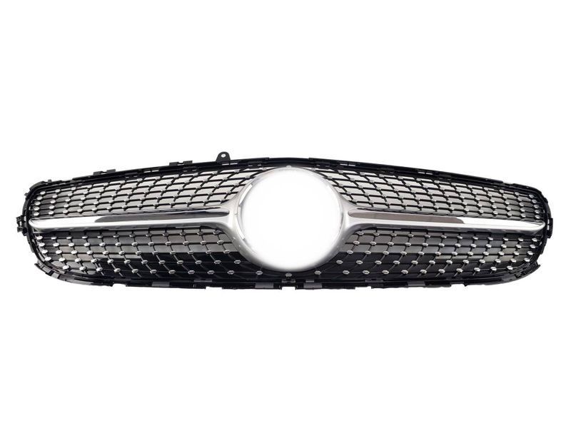 Решітка радіатора на Mercedes CLS-class C218 2014-2018 Diamond Silver 430002 фото Решітка радіатора на Mercedes CLS-class C218 2014-2018 Diamond Silver 430002 фото