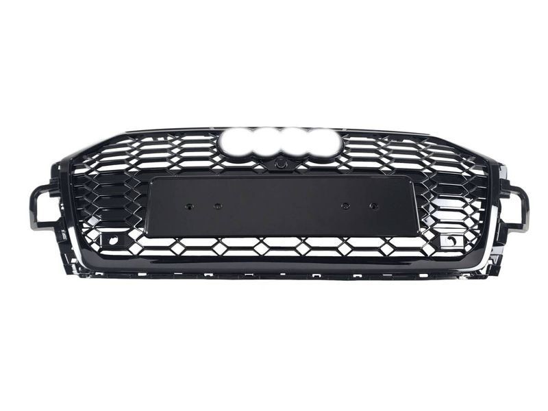 Решітка радіатора на Audi A5 2020- стиль RS5 All Black 427457 фото