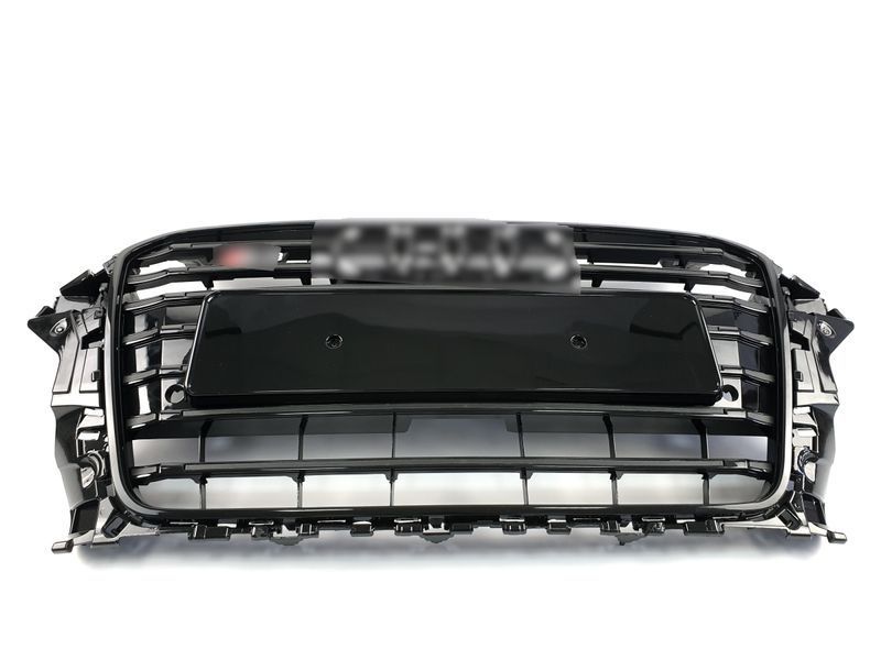 Решетка радиатора Full Black ( в стиле S3 ) на Audi A3 2012-2016 429949 фото