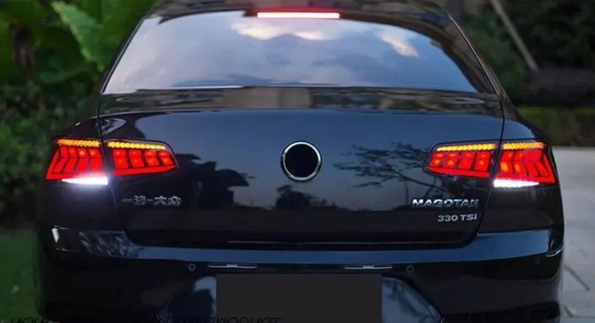 Задні ліхтарі на Volkswagen Passat B8 2014-2020 Sedan LED червоні стиль CP 430491 фото Задні ліхтарі на Volkswagen Passat B8 2014-2020 Sedan LED червоні стиль CP 430491 фото