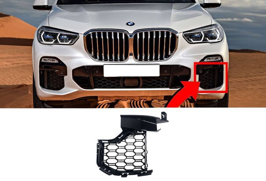 Решетки в бампер LH на BMW X5 G05 2018-2022 429192 фото Решетки в бампер LH на BMW X5 G05 2018-2022 429192 фото