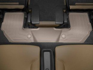 3D коврики для Volvo XC90 2015- бежевые 3 ряд WeatherTech 458283 47050 фото