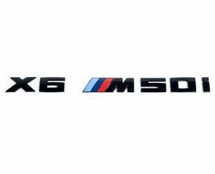 Автологотип емблема напис BMW X6m50i Black Shadow Edition 365156 фото