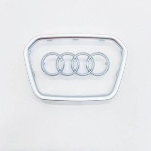 Значок рамка емблема на кермо Audi 2015 - сіра 424928 фото
