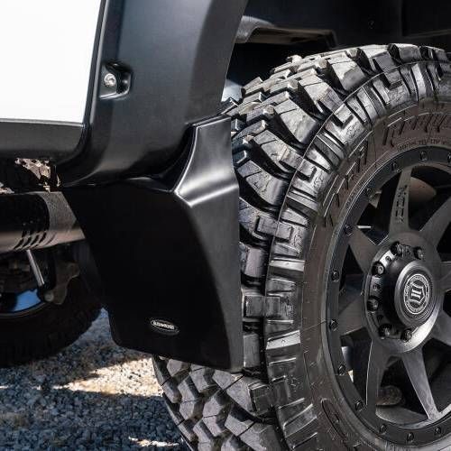 Бризковики на Dodge Ram 1500 2009-2018 задні для арок Pocket Style Bushwacker BWRMUD-50038 263138 фото