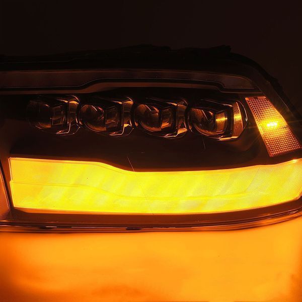 Альтернативная оптика передняя на Dodge Ram 2009-2018 LED Nova series Alpha-Black 242539 фото