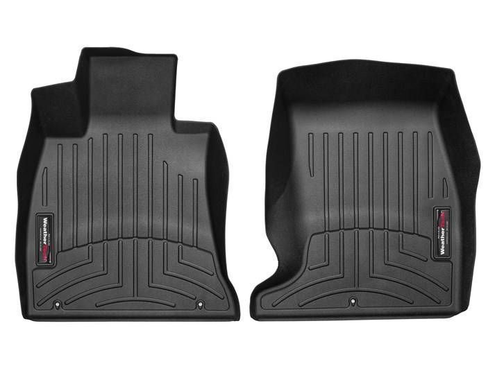 3D килимки для Kia Stinger 2017- AWD чорні передні WeatherTech 4412381 141228 фото