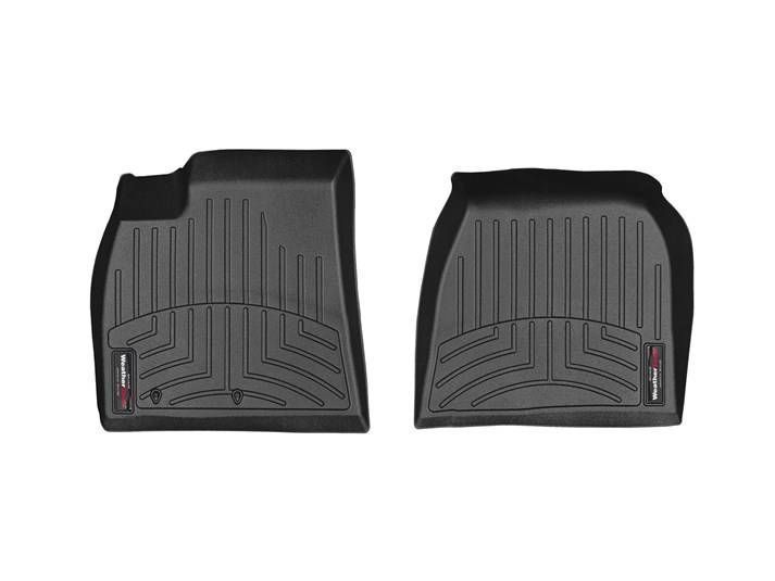 3D коврики для Tesla Model S 2012- черные передние WeatherTech 444581 46734 фото