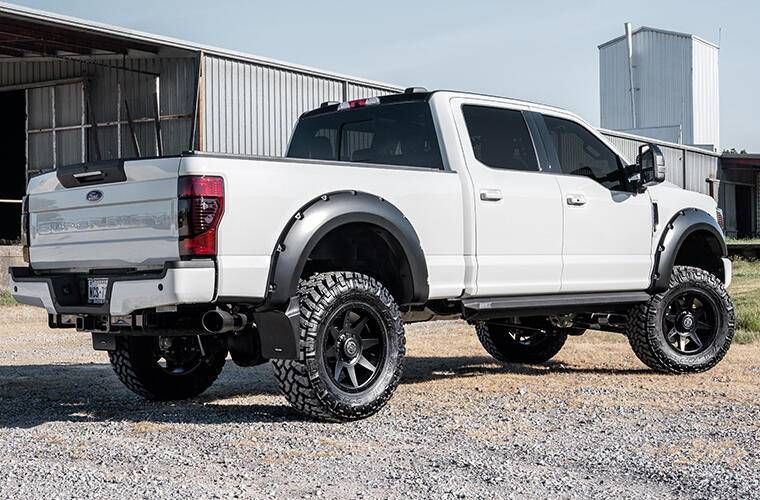 Бризковики на Dodge Ram 1500 2009-2018 задні для арок Pocket Style Bushwacker BWRMUD-50038 263138 фото