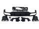 Диффузор (заднего бампера) Full Black / Chrome Pipe (стиль E63) AMG на Mercedes E-class W213 2016-2020 427863 фото 3