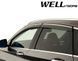Дефлектори вікон для Infiniti QX50 2019- з хром молдингом WELLvisors 3-847IN012 209036 фото 2