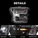 Передні фари на Ford F-150 2014-2017 чорні Full LED стиль ZH 430427 фото 3