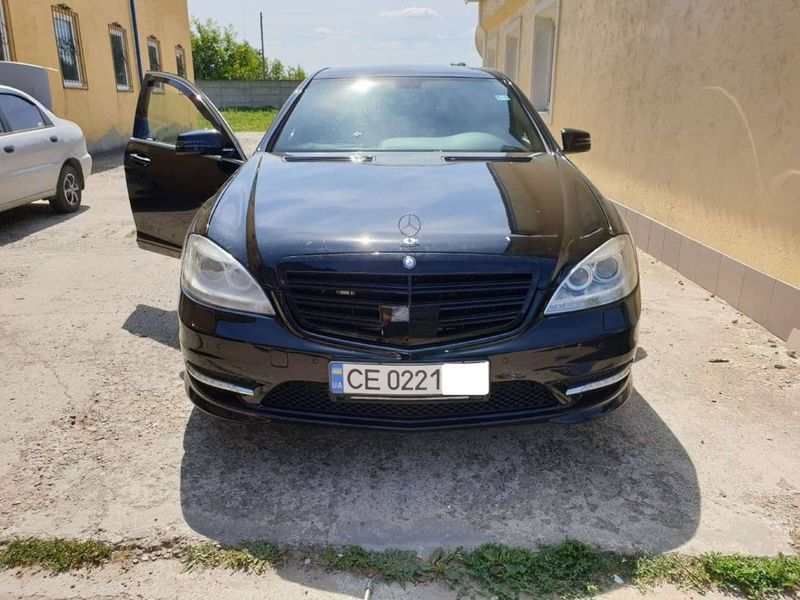 Решетка радиатора на Mercedes S-class W221 2009-2013 AMG Black Тайвань 429981 фото